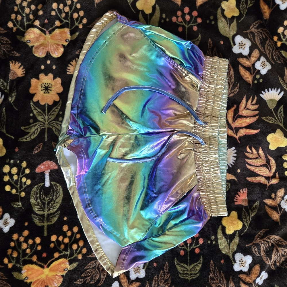 NWT Rainbow Mirawise Disco shorts